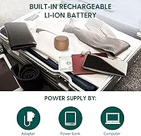 Vista 5 de Babelio Máquina de sonido de ruido blanco para adultos, niños y bebés, mini, 15 sonidos sin bucle, temporizador, función de memoria, fácil