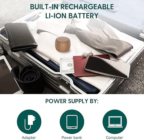 Miniatura 87 de Máquina de Sonido de Ruido Blanco Babelio, Luz Nocturna, Mini y Portátil, 15 Sonidos Sin Bucle, Temporizador, Función de Memoria, para Adultos y 1 -