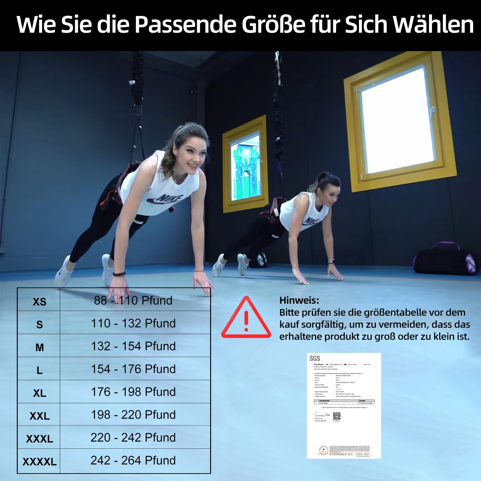 PRIOR FITNESS Set di attrezzi da fitness Bungee pesante fascia di resistenza elastica per danza bungee corda elastica attrezzo per allenamento domestico, palestra, attrezzatura per allenamento
