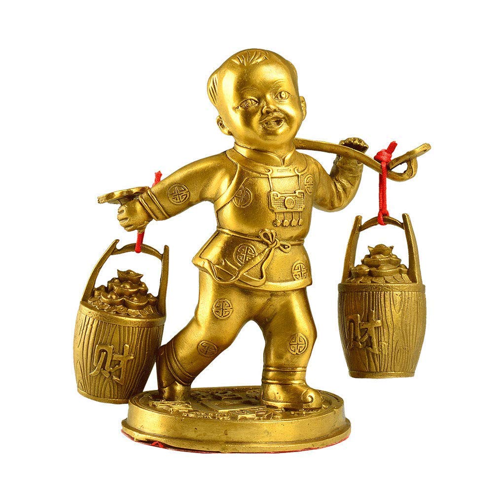 Statue Bouddha Feng Shui pour attirer richesse et bonheur