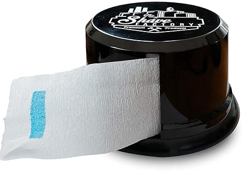 Miniatura 2 de The Shave Factory Dispensador de tiras para el cuello, Estuche para tiras de cuello, Contenedor de papel para cubrir el cuello, transparente