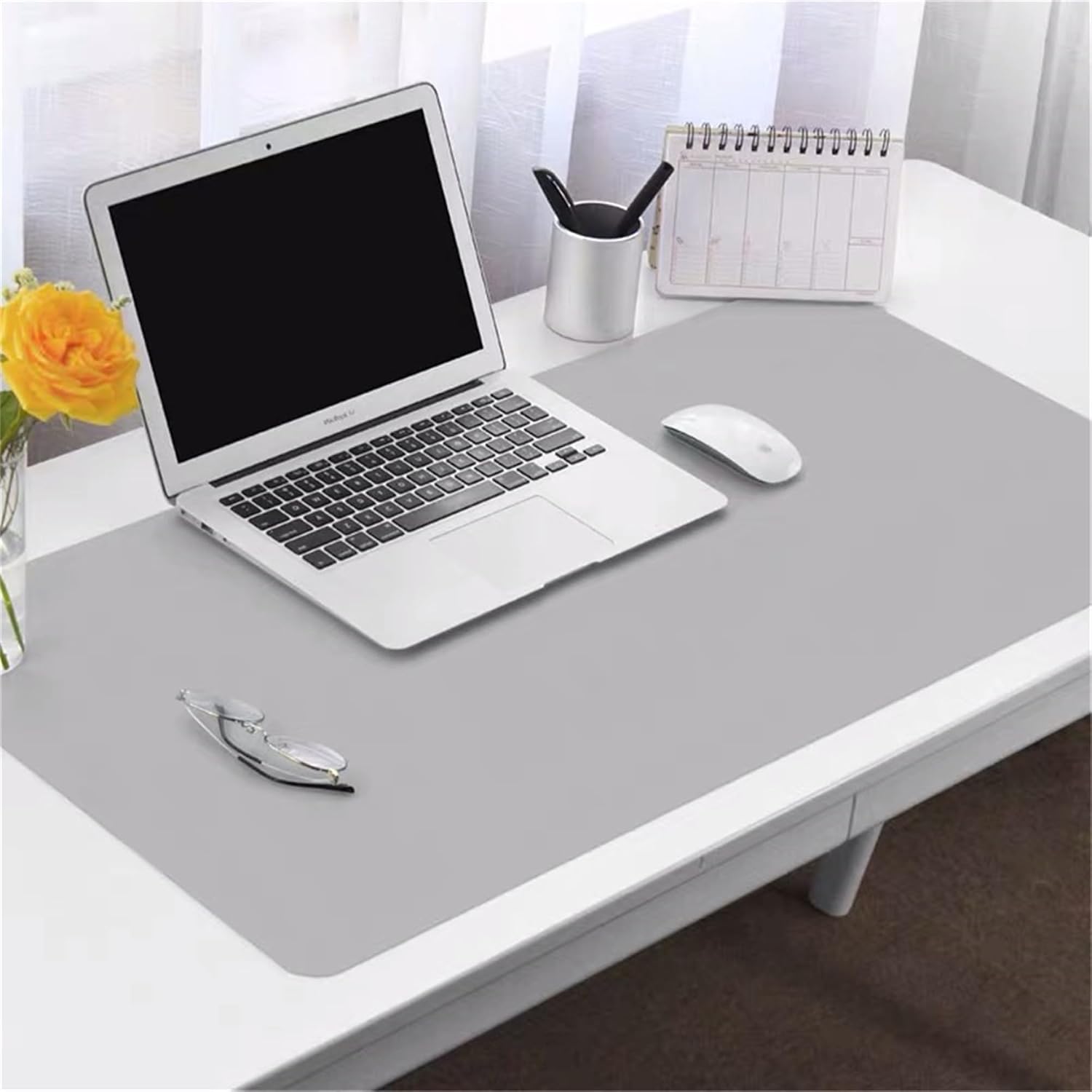 LL-COEUR XXL Leather Mouse Pad Gaming Keyboard Mat Waterproof Table Mat (Colour 2, 900 x 450 x 2 mm)