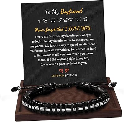 Inspirational Gifts for Men Morse Code Bracelets Mens Bracelets Graduation Gifts for Him Fathers Day Adjustable Leather Bracelet Motivational Birthday Annivesary Jewelry Stocking Stuffers for Men