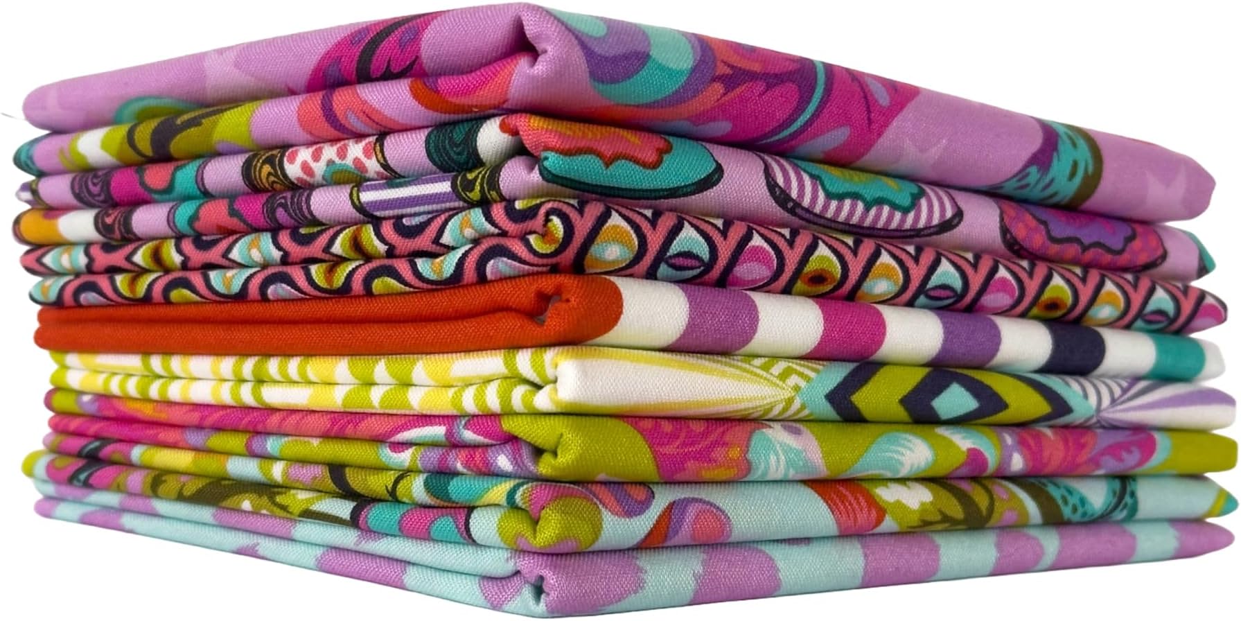 Tabby Road Deja Vu Fat Quarter Bundle (8 Pieces) by Tula Pink for FreeSpirit (TP.TABBYROADDEJAVU.8FQ)