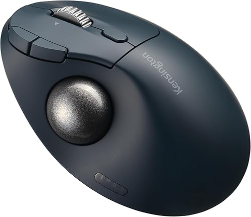 Miniatura 2 de Kensington Ratón inalámbrico TB550, operado con pulgar, recargable, diseño ergonómico (K72196WW), color negro