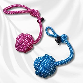 Brinquedo de corda com bola para cabo de guerra