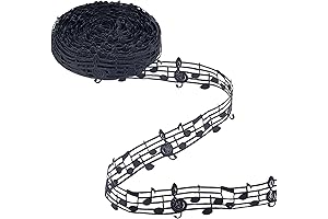 PH PandaHall 1-1/8 Inch Music Note Ribbon