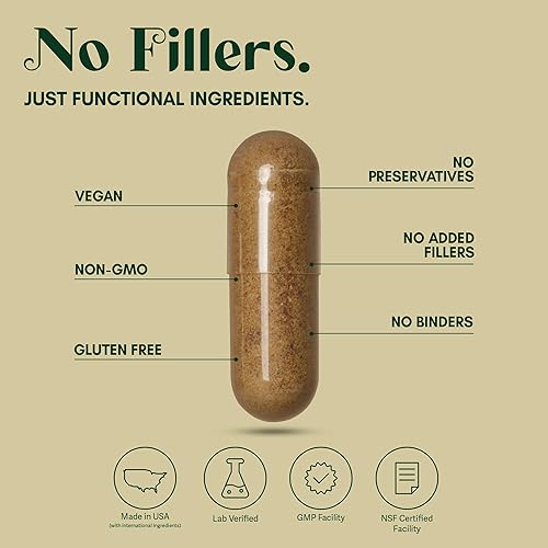 Miniatura 3 de Alpha Focus Nootropic - Suplemento de refuerzo cerebral de memoria y enfoque con colina, citicolina, GPC, L-tirosina, Bacopa Monnieri, DMAE, Gingko