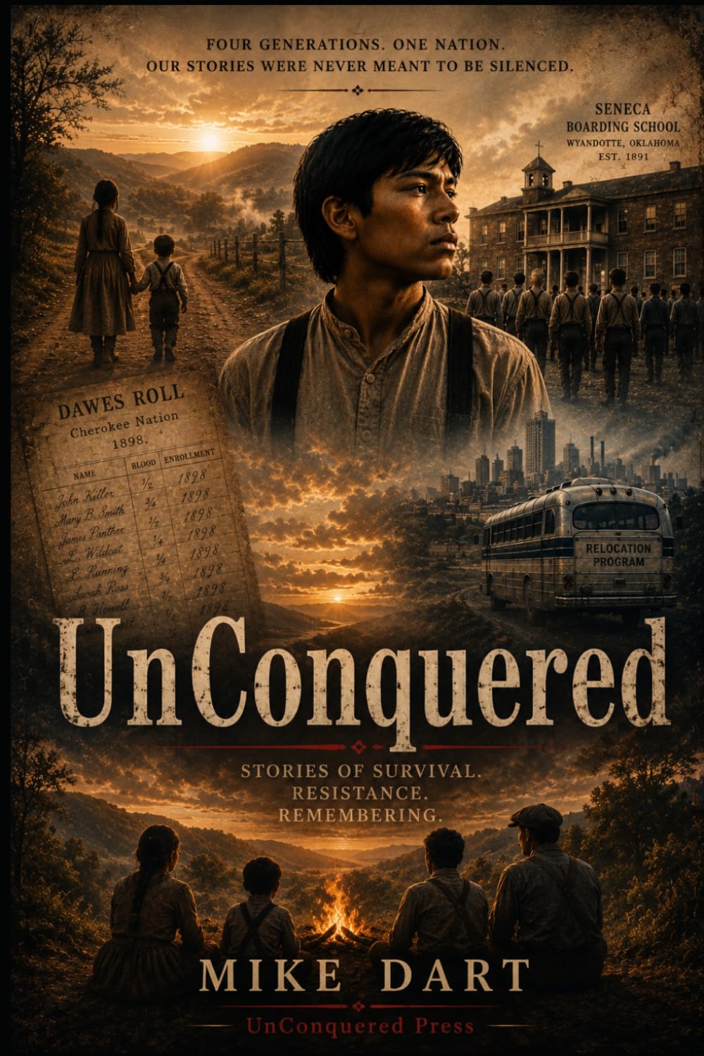 UnConquered: “A multi-generational Cherokee historical fiction series.”