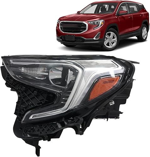 Jecoupoon Left Xenon Headlight Assembly Compatible with Terrain 2018 2019 2020 2