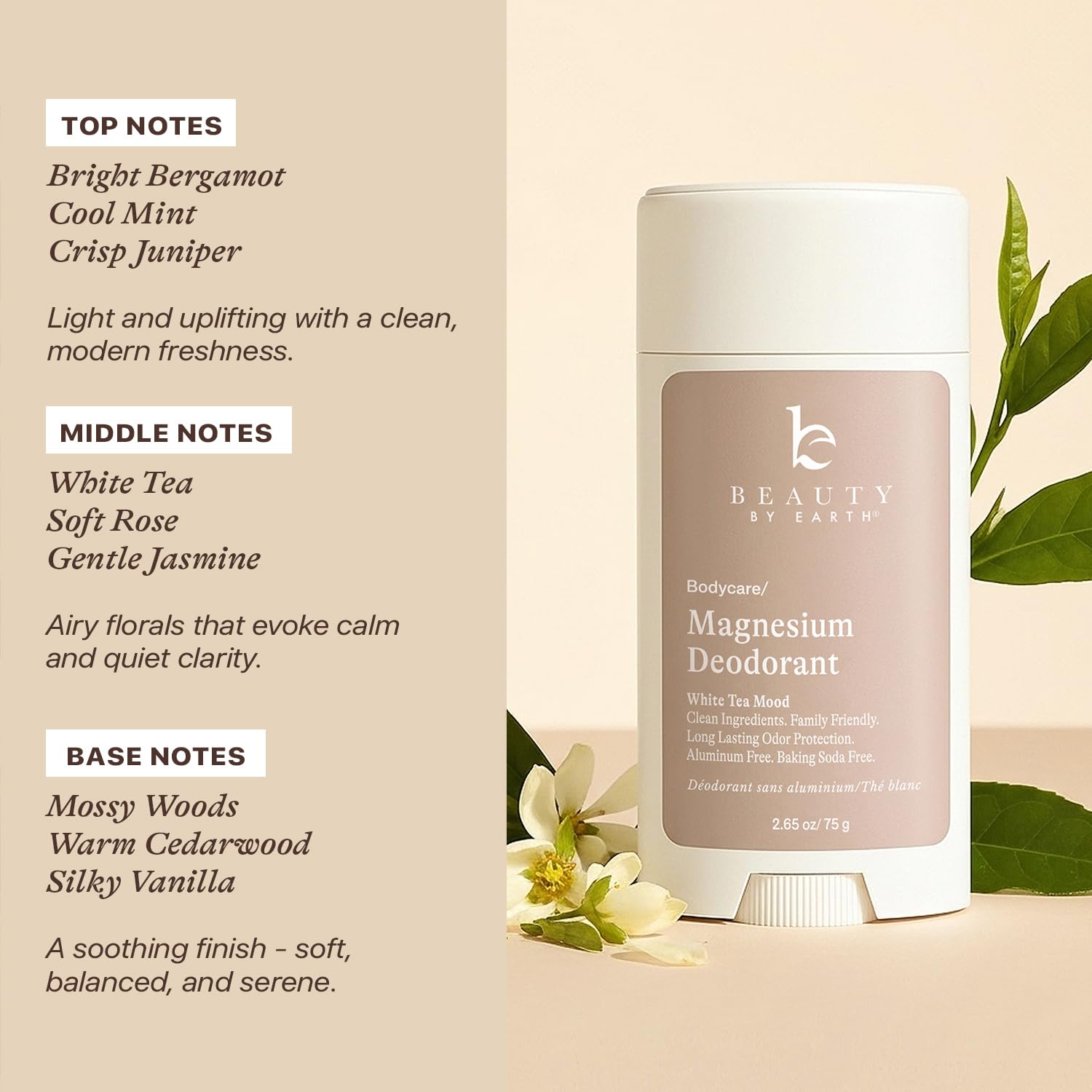 Aluminum Free Deodorant for Women – USA Made Natural Magnesium Deodorant with 55% Organic Ingredients, Baking Soda Free, Long-Lasting All-Day Odor Protection, Non-Irritating for Kids & Sensitive Skin - Image 8