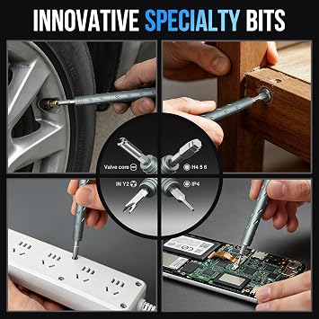 STREBITO 55 in 1 Magnetic Screwdriver Set, Cube Tool Kit