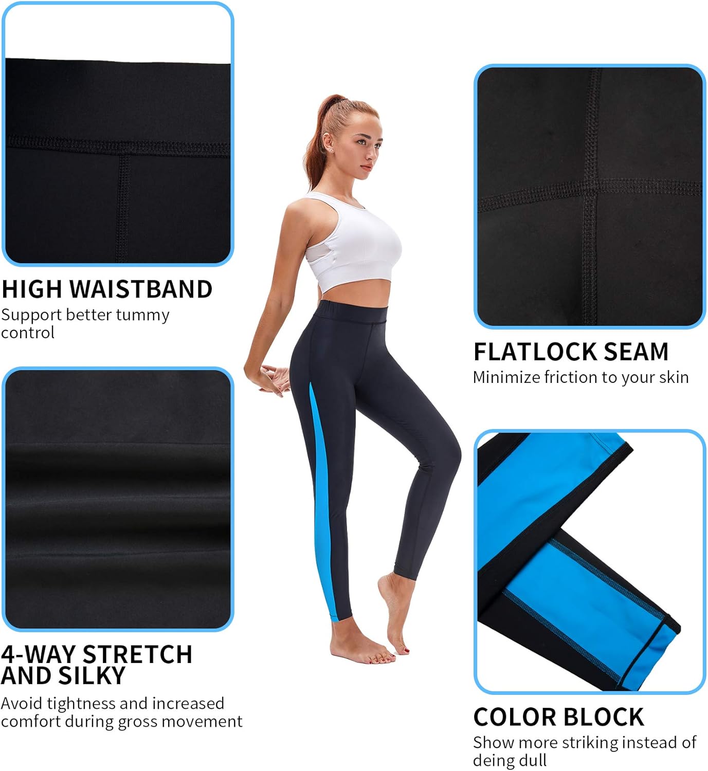 GEEK LIGHTING Womens UPF 50+ Surfing Skins Leggings Wetsuit Swim Long Pants : Clothing, Shoes & Jewelry