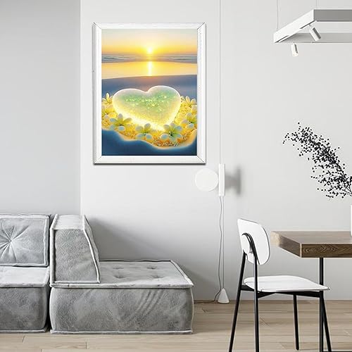 Miniatura 5 de TLLVOBS Kits de pintura de diamantes, kits de arte de pintura de diamantes 5D para adultos principiantes, kit de manualidades de bordado de