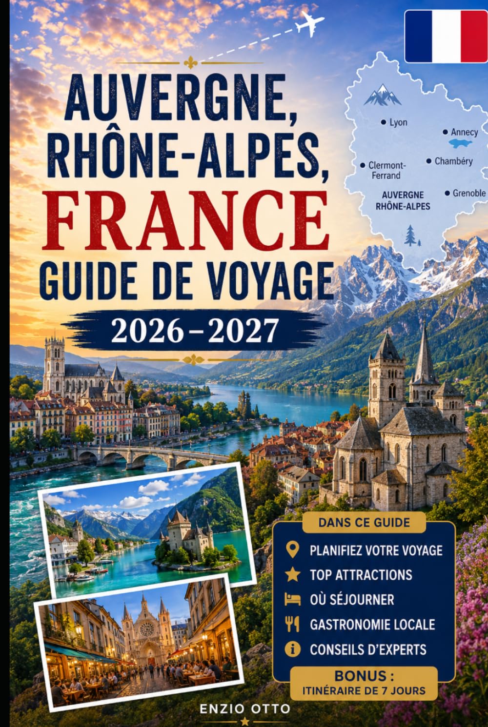 Auvergne, Rhône-Alpes, France, Guide de voyage 2026–2027: Explorez Lyon, Annecy, Chamonix, Grenoble, le lac d'Annecy, les Alpes françaises, des ... inoubliables pour les visiteurs débutants
