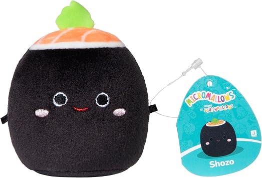 Squishmallows Original Micromallows Plush 10-Pack - 2.5-Inch Plush Includes favourites Lili the Bee, Connor the Cow, Brody the Dinosaur, Plath the Love Bird, and Lasla the Octopus