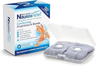Sea-Band Anti-Nausea Acupressure Wristband for Motion & Morning Sickness, Pack of 2 Sets