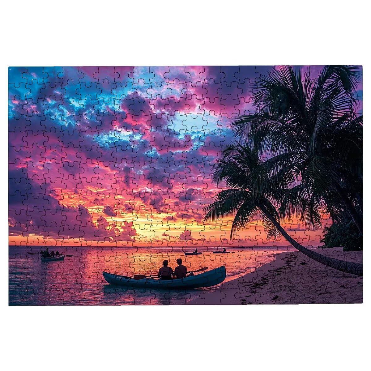 Puzzle dla dorosłych 2000 puzzli plażowych, 2000 sztuk, dla dorosłych, drewniane puzzle do dekoracji wnętrz, niemożliwe gry logiczne, wyjątkowe prezenty dla kobiet, prezenty dla mężczyzn, wymagający