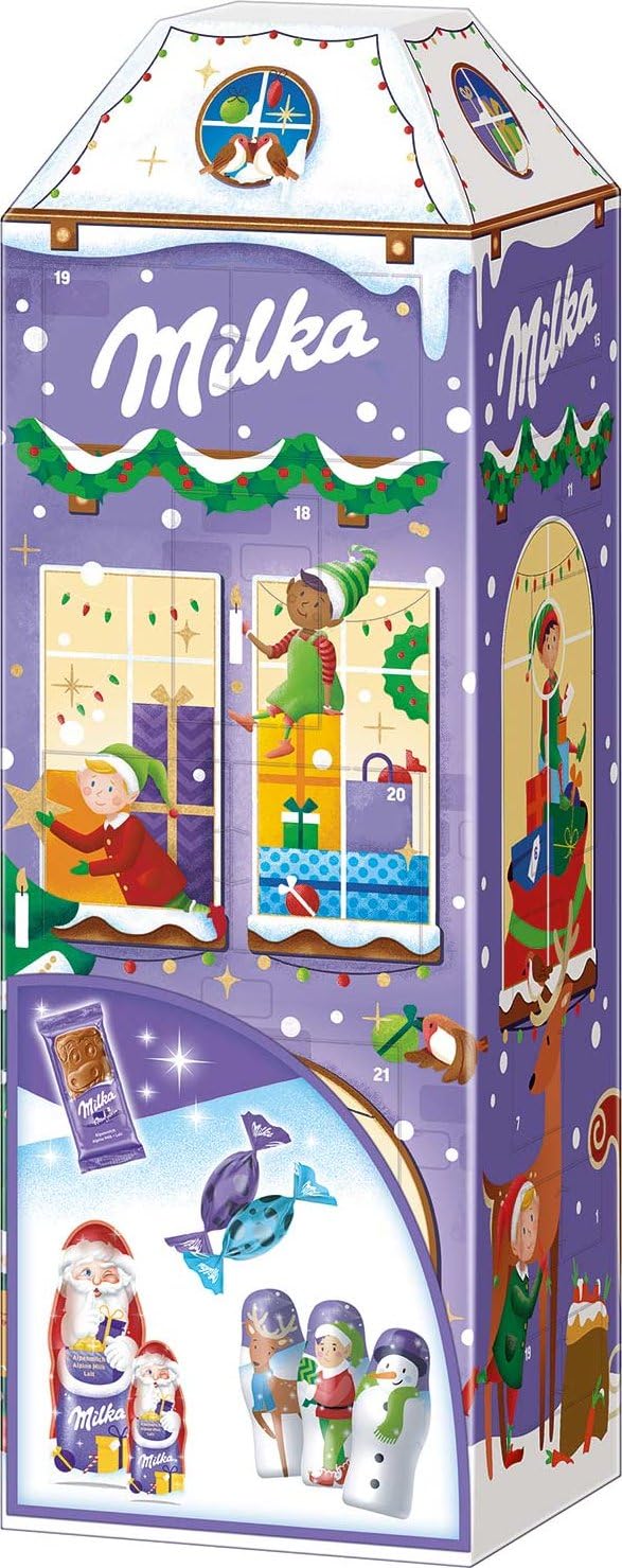 Milka 3D Haus Adventskalender 229g