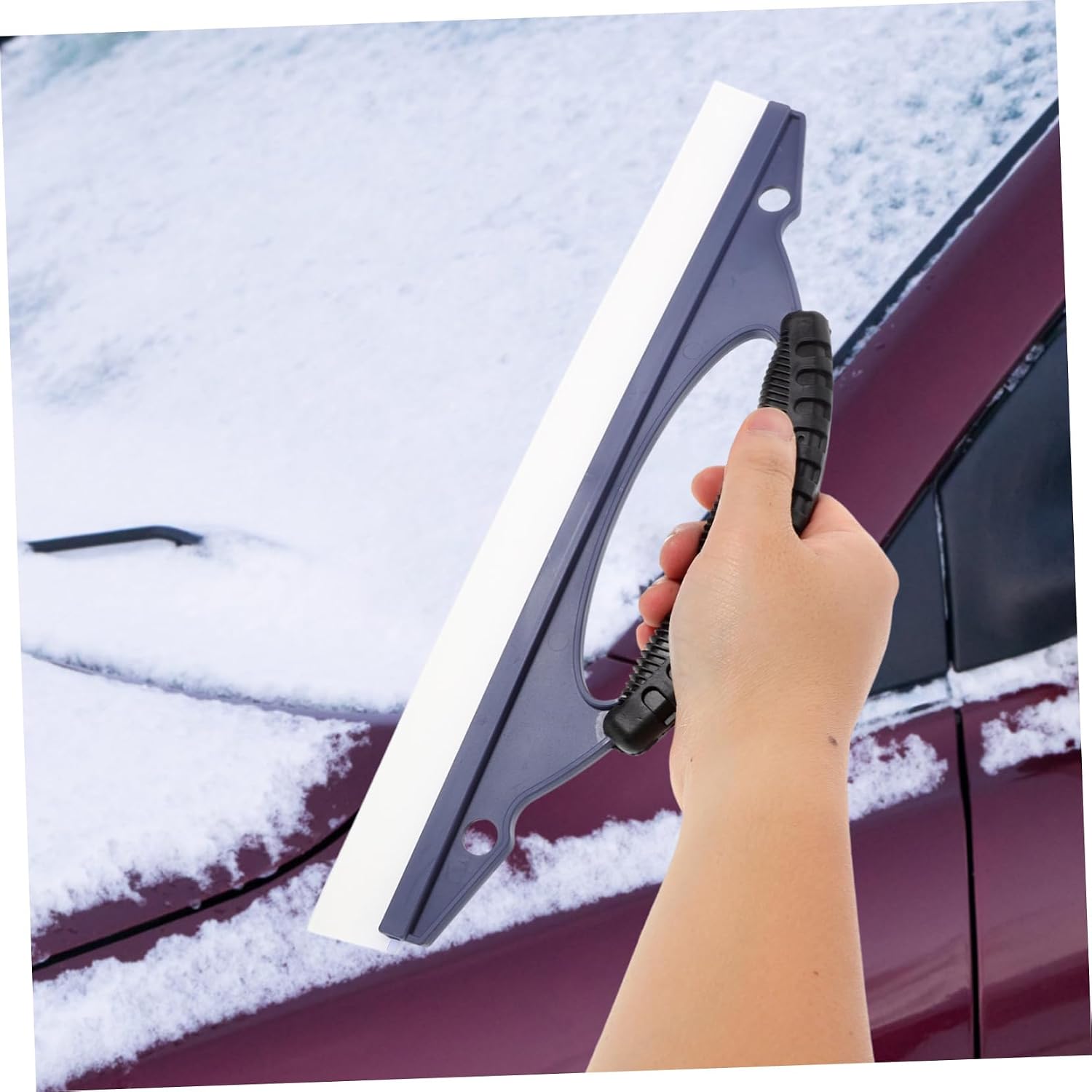 CHILDWEET Car Squeegee for Windshield Cleaning Multi-Functional Auto Tool for Snow Removal Car Washing and Window Wiping Easy Operation for Enhanced Winter Safety