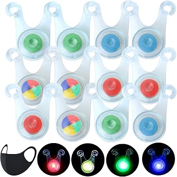 Amazon ロープ Led ライト テントライト 自転車 サイクル テール ライト 12個セット ロープライト キャンプ 夜間 転倒防止 自転車 点滅ライト スポークライト 防水 点灯 3モード 電池付き 電池交換できる テント 庭園 雰囲気作り 4色混ぜ Sevenara ロープ 張り綱