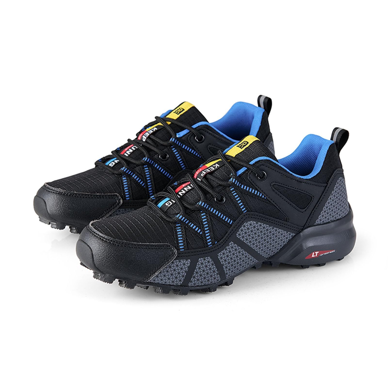 Zapatos de senderismo para hombre y mujer, zapatos ortopédicos para caminar, transpirables, ligeros, cómodos, sin cordones, tenis ortopédicos