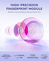 Vista 3 de NGTeco Reloj de tiempo basado en aplicaciones, reloj de tiempo de huellas dactilares 2 en 1 para empleados pequeñas empresas con punzón automático