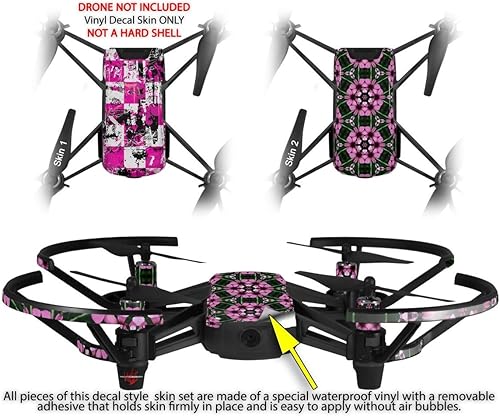 Miniatura 2 de Skin Wrap 2Pack para DJI Ryze Tello Drone rosa Graffiti Drone No Incluidas