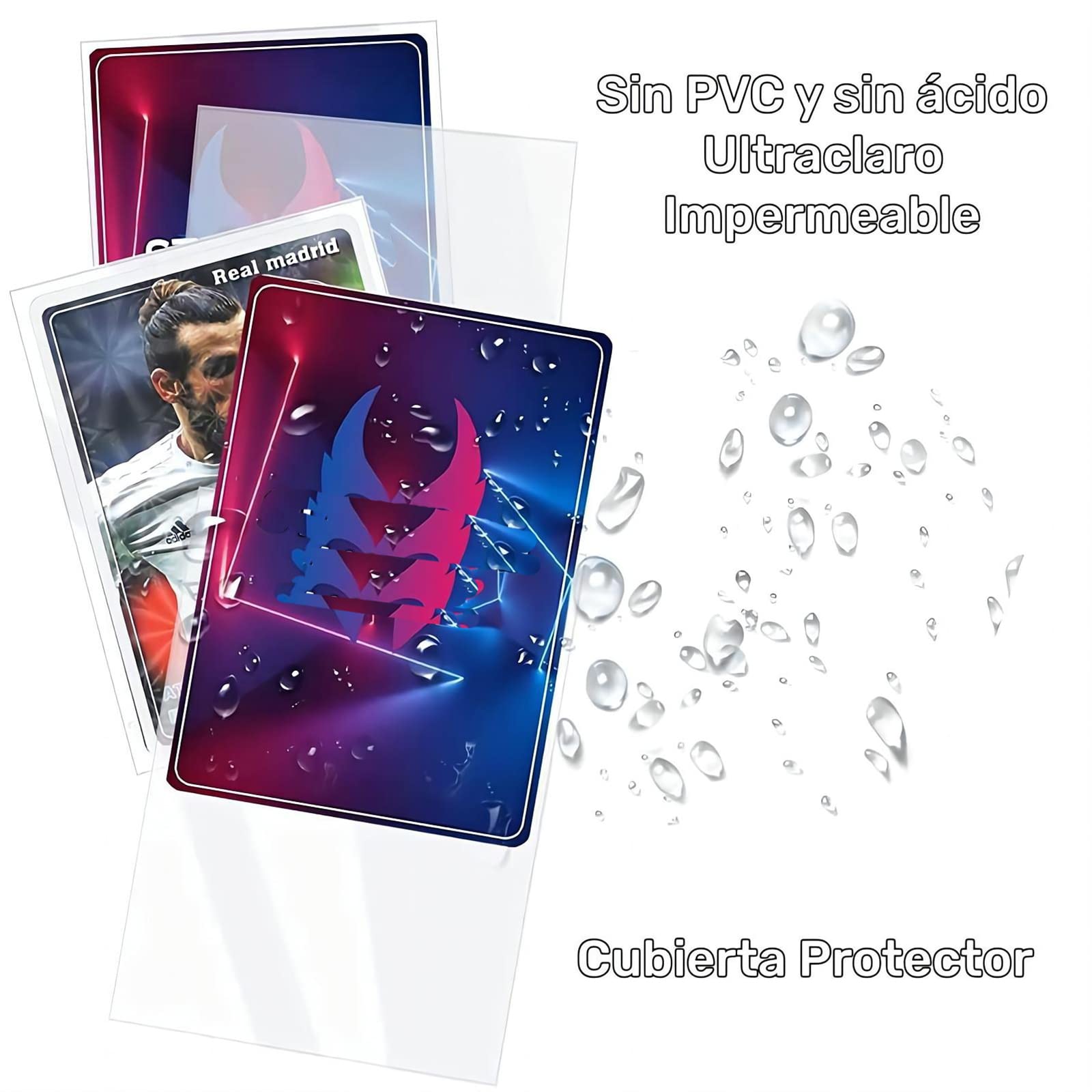 Euqvunn Fundas Para Cartas Con 42 Hojas Y 756 Bolsillos - Archivador Transparente De 9 Bolsillos Para Pokémon, Yu-Gi-Oh, MTG Y Deportivas, Bordes Reforzados