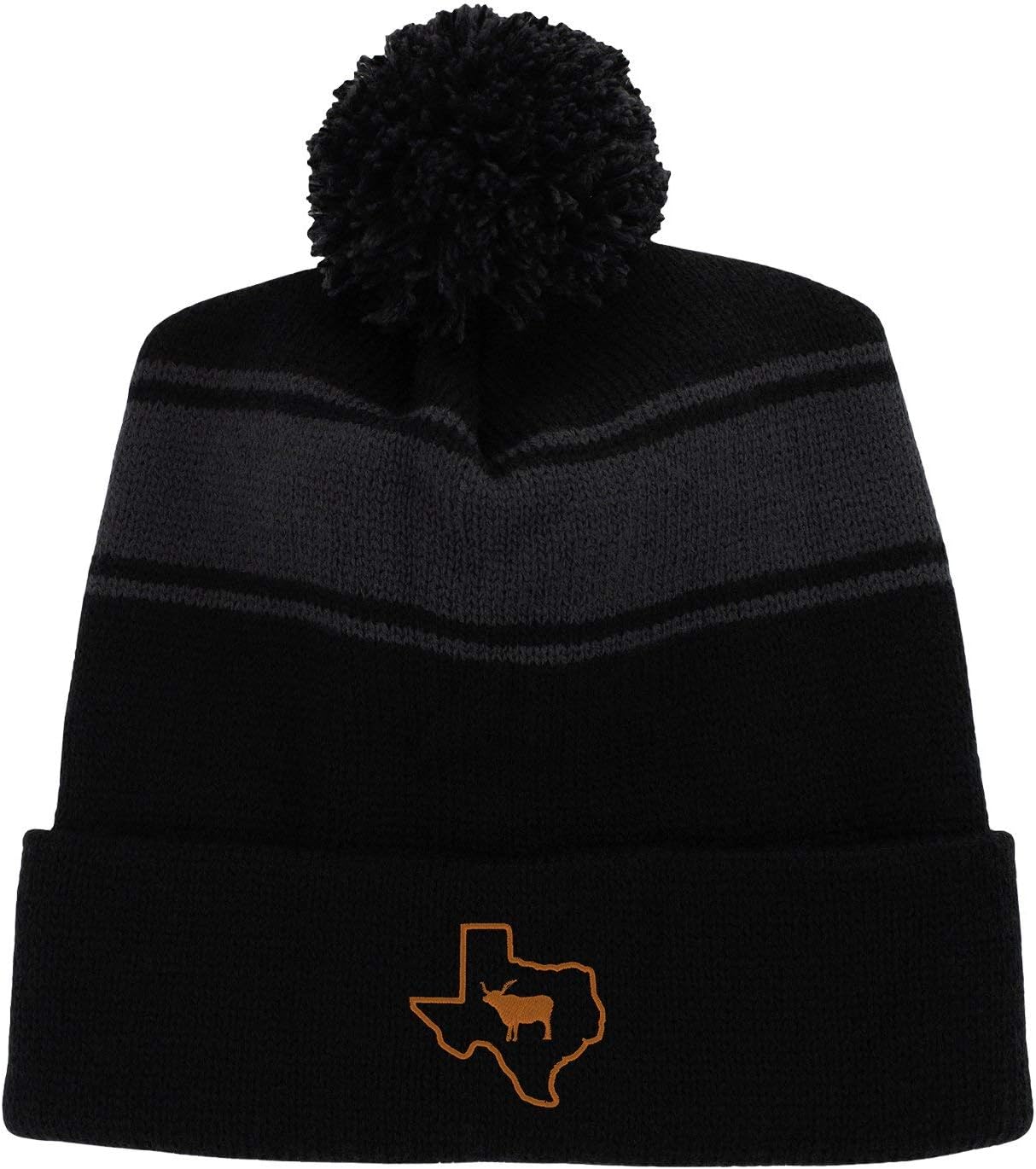 I Longhorn Texas Embroidered Beanie/Scarf