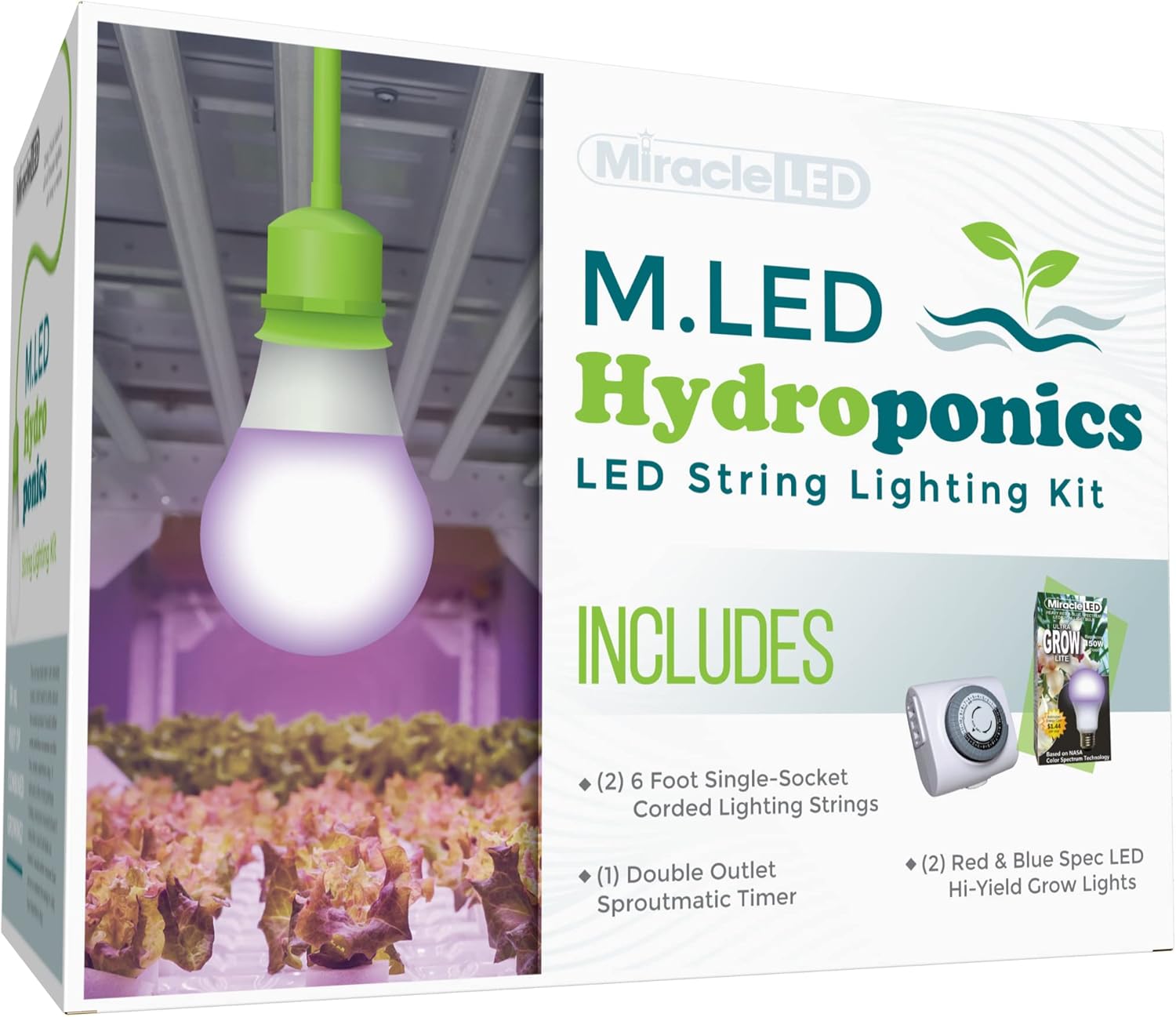 Miracle LED Hydroponics LED Indoor Grow Light Kit Includes 1 Ultra