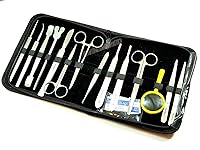 Vista 5 de Cynamed Kit avanzado de disección de disección de 44 piezas, estudiantes de biología y veterinaria, kit de disección de laboratorio de anatomía