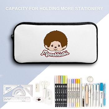 Amazon.co.jp: モンチッチ ペンケース ペンポーチ 大容量 筆箱