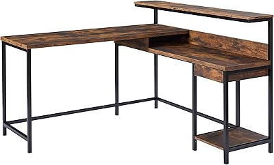 Amazon.com: Tribesigns 63 Inches Computer Desk, Rectangular Writing ...