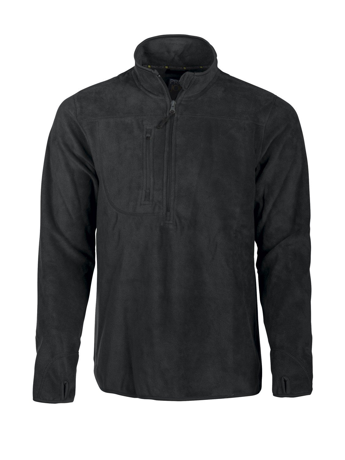 Sweatshirt polaire noir zippé fini les frissons grâce à la taille M