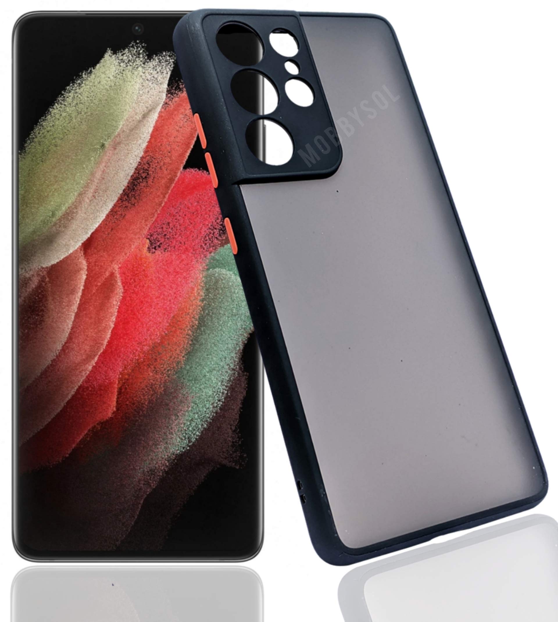 Mobbysol Back Cover For Samsung Galaxy S21 Ultra 5g Matte