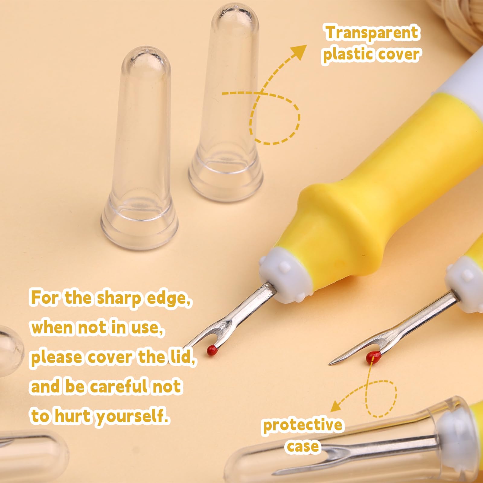 Thread Ripper Toy Snapklik.com : 5 Pcs Ergonomic Grip Seam Ripper, Seam Ripper Set ...