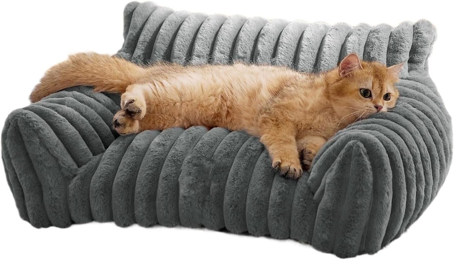 Dog Puppy Cuddle Bed Lounger Base Luxurious Cushion Sofa for Small to Large Pet Creative Pet Bed Thicken Nest