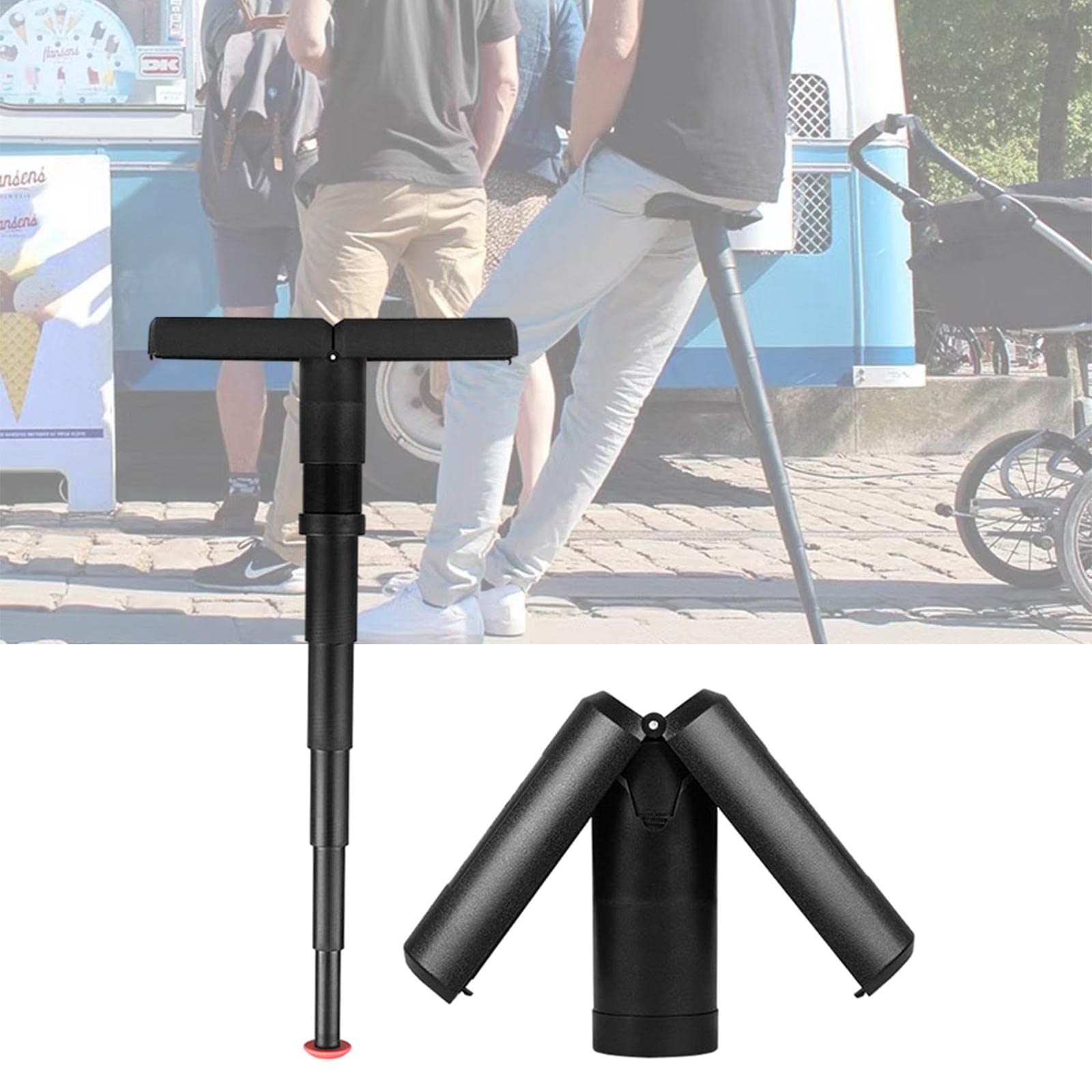 Sedia pieghevole da viaggio all'aperto Sedia portatile Bastone da passeggio per bastone da passeggio line up
