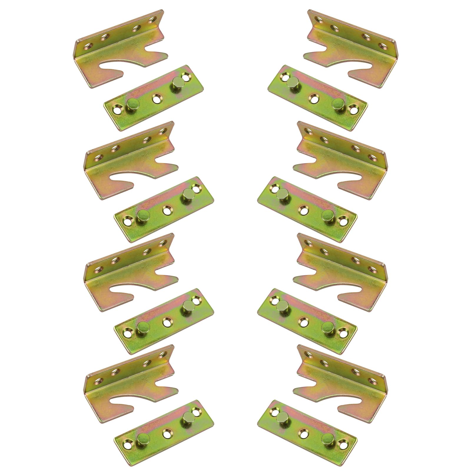 Tertioi Oh! Bed Frame Board Clamp Hinges Easy Installation Beam Stabilizer Space Saving Solution Hinges/Inserts Hotel Room Hardware
