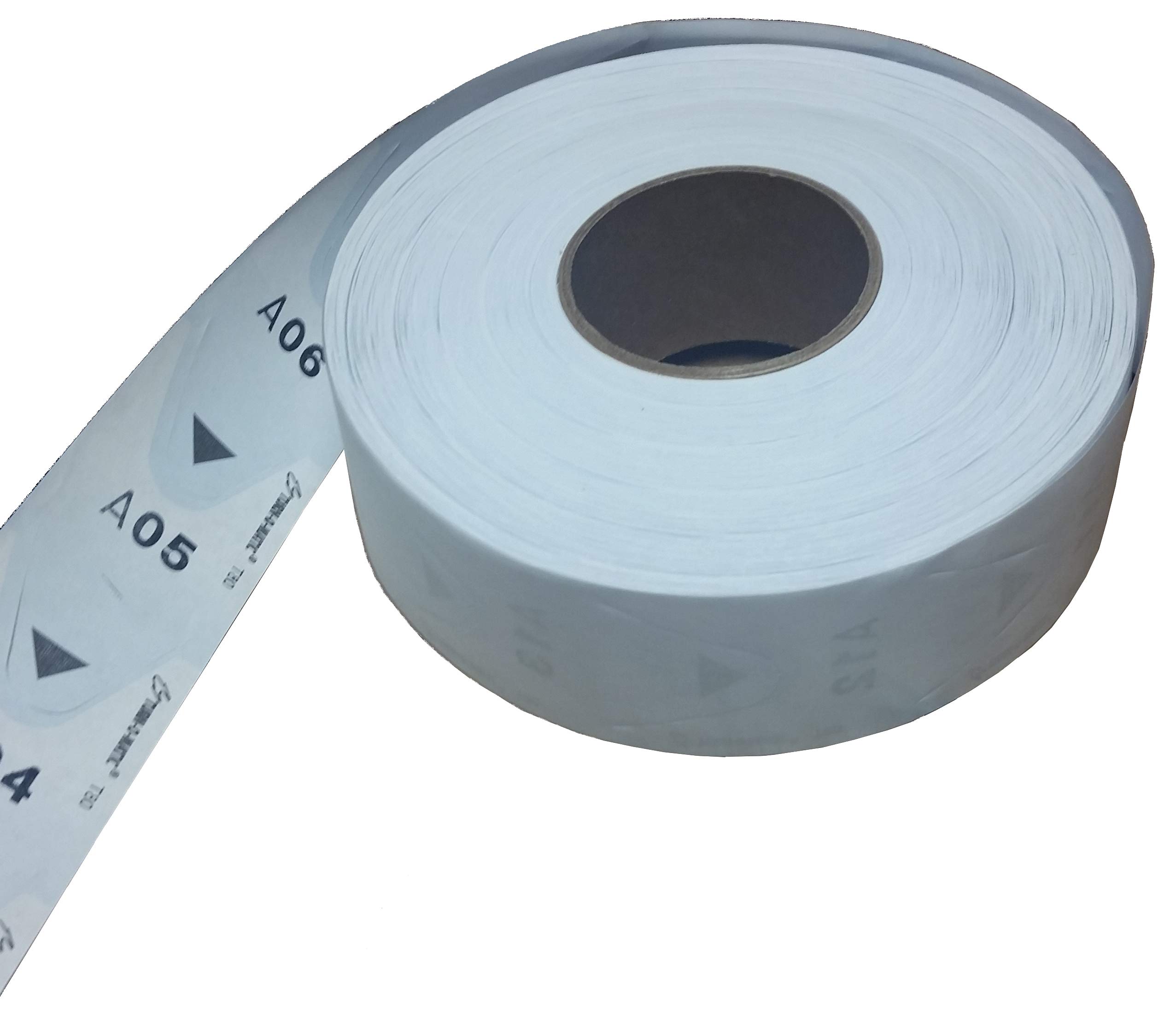 Amazon.com : Turn-O-Matic Number Tickets-T80-Blue (5 Rolls, 3000/roll) :  Office Products