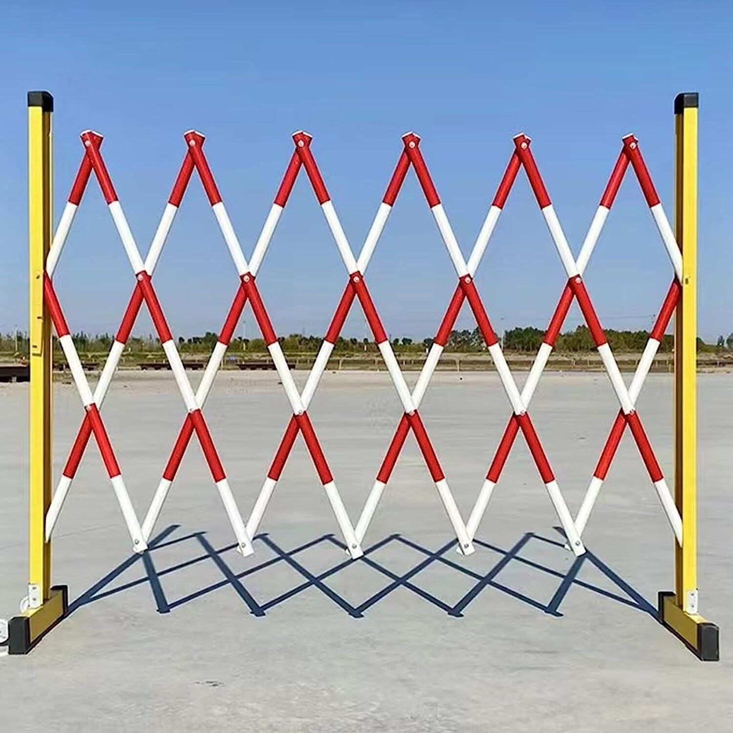 Clôture isolée rétractable pour la gestion des flux sur site d'événement