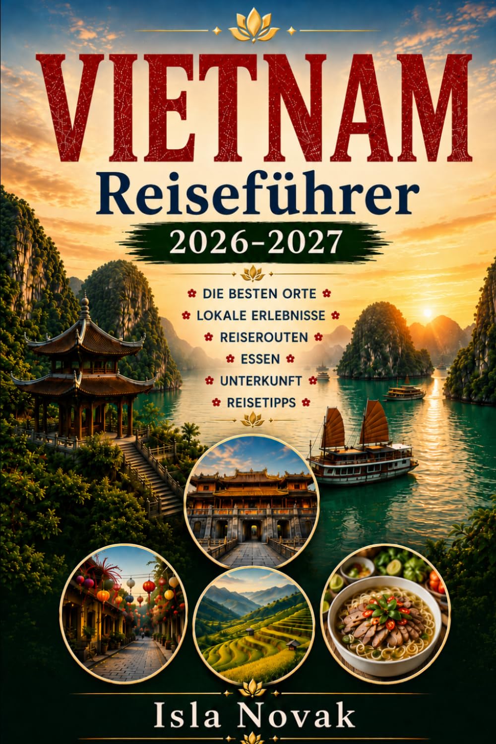 VIETNAM Reiseführer 2026-2027: Der vollständige Erstreisende Führer nach Hanoi, Ho-Chi-Minh-Stadt, Ha Long Bay, Hoi An, Da Nang, Sapa, Ninh Binh, Hue, ... Tagesausflüge, Reisepläne. (German Edition)