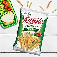 Vista 7 de Sensible Portions Garden Veggie Pajitas, sal marina, 16 onzas (paquete de 6)