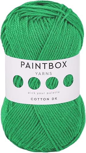 Miniatura 63 de Paintbox Yarns Hilo DK 100% Algodón 1.76oz (50g), 137 Yardas (125m) - Vino Tinto para Crochet, Tejer - Hilo Suave y Ligero de Doble Punto para Ropa