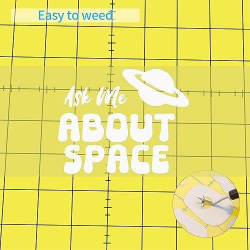 Vista 228 de FUNKAKA Rollos de vinilo de transferencia de calor HTV azul lago, 12 pulgadas x 9 pies, vinilo azul lago brillante para planchar para camisetas