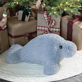 Vermont Teddy Bear Manatee Stuffed Animals - Ocean Stuffed Animal, Gray, 18