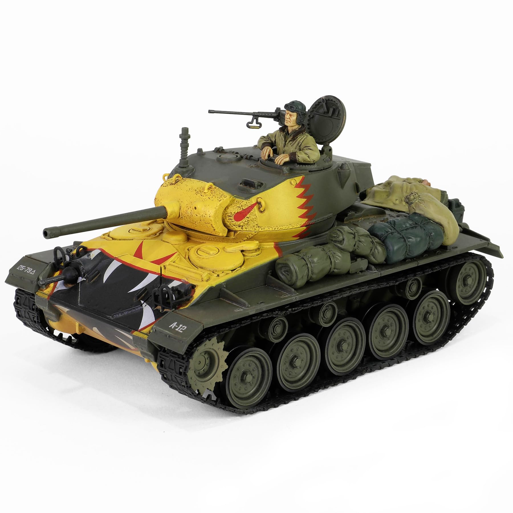 Forces of Valor 1:32 US M24 Chaffee Komp. D. Korea Wojna - model stojący, modelarstwo, model dioramy, model wojskowy, model Die-Cast
