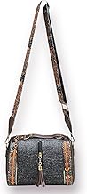 Jacquard Chain Flap Duffle Stylish Textured Sling Bag Women Ladies Purse for Women & Girls
