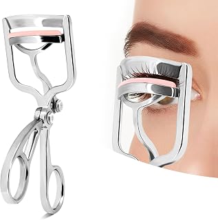 Deluxe Professional Curl Eyelash Curler for Soft and Precise Grip and Eyelash Lifting(Silver)